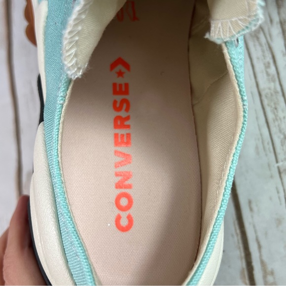 New Converse Run Star Motion Low Platform Water Droplets Green Sneakers - Picture 10 of 13